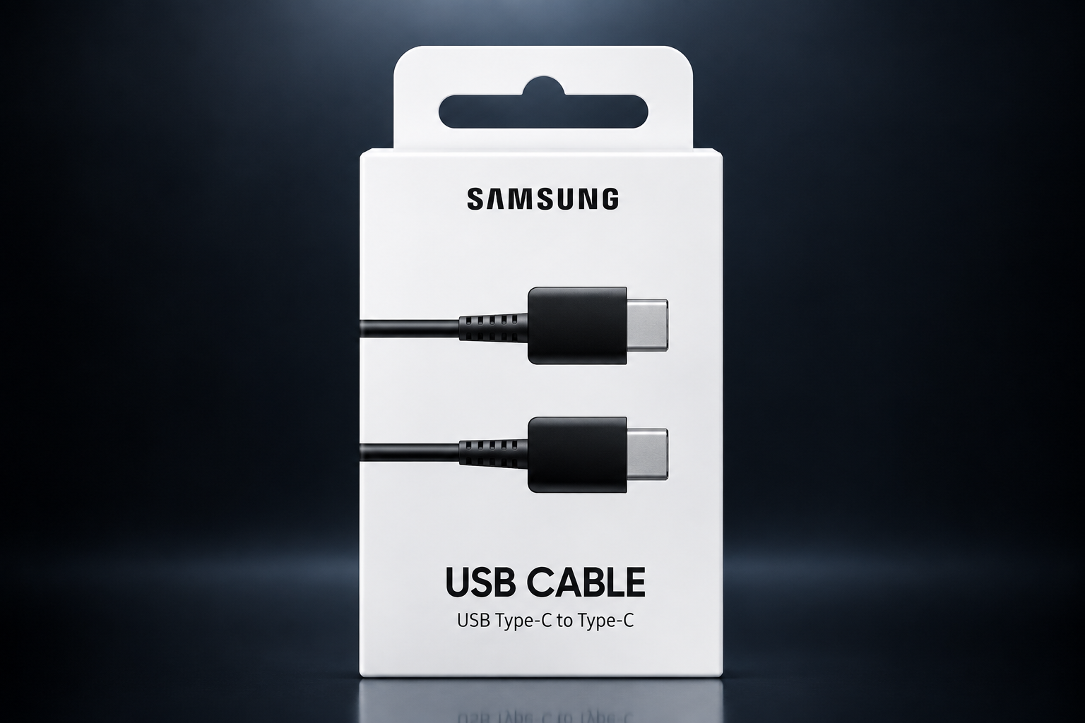 Samsung Original Type C to C Cable - 3.28 Feet (1 Meter), Black